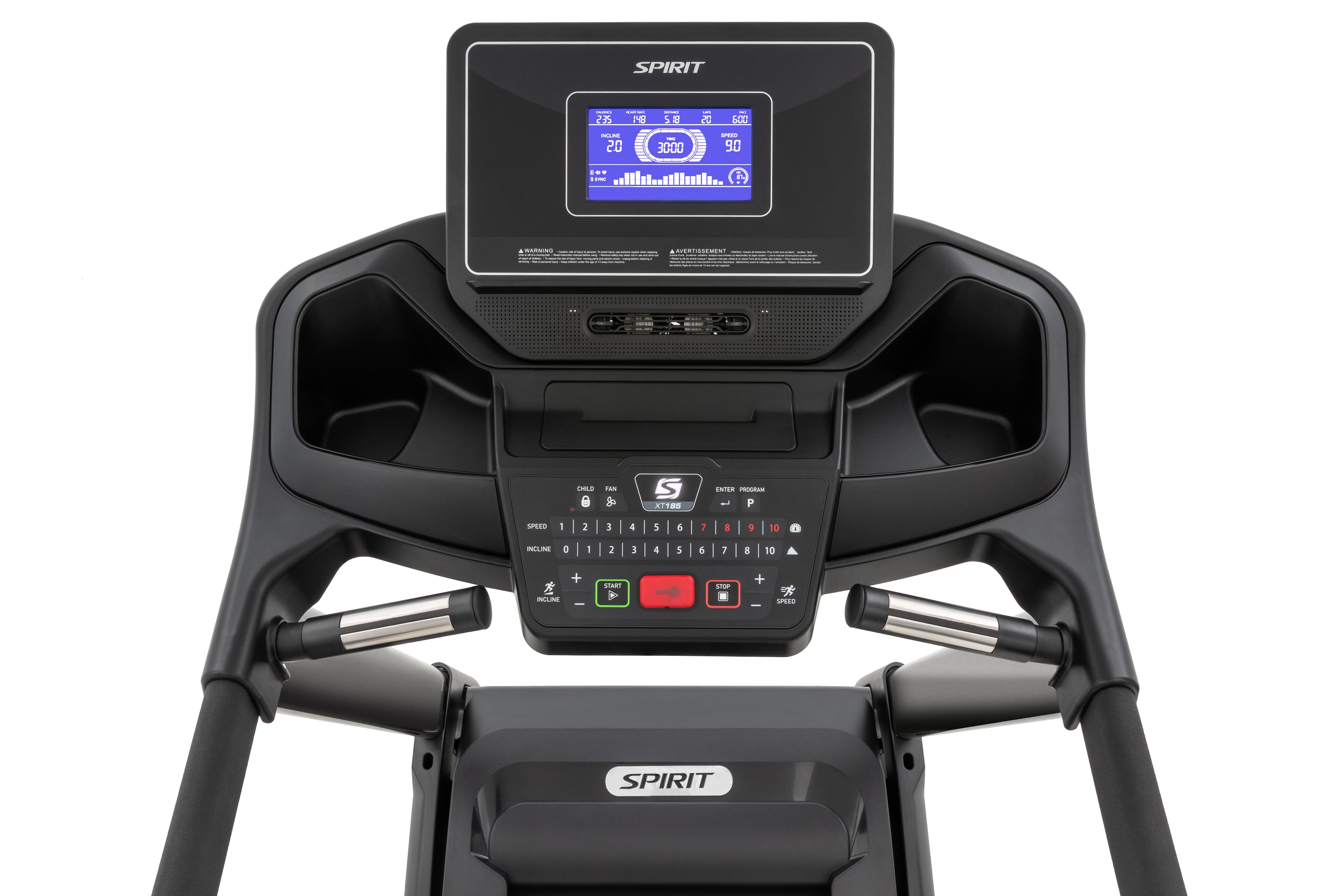 Consola de la trotadora Spirit XT285