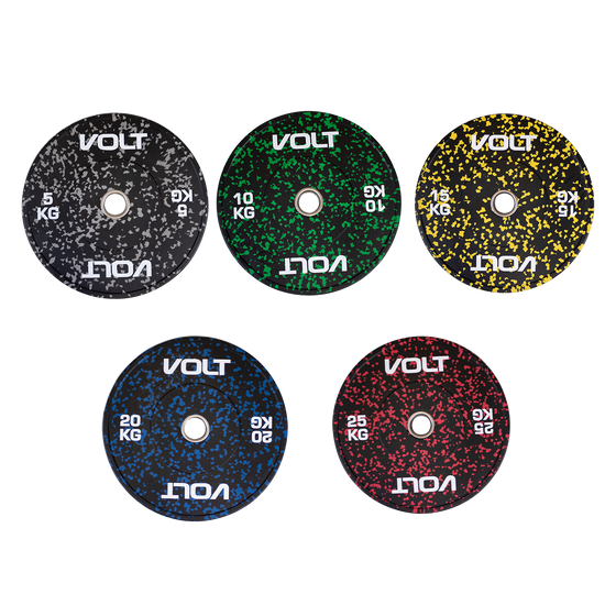 Set de Discos Bumper Volt (5 a 25 kg)