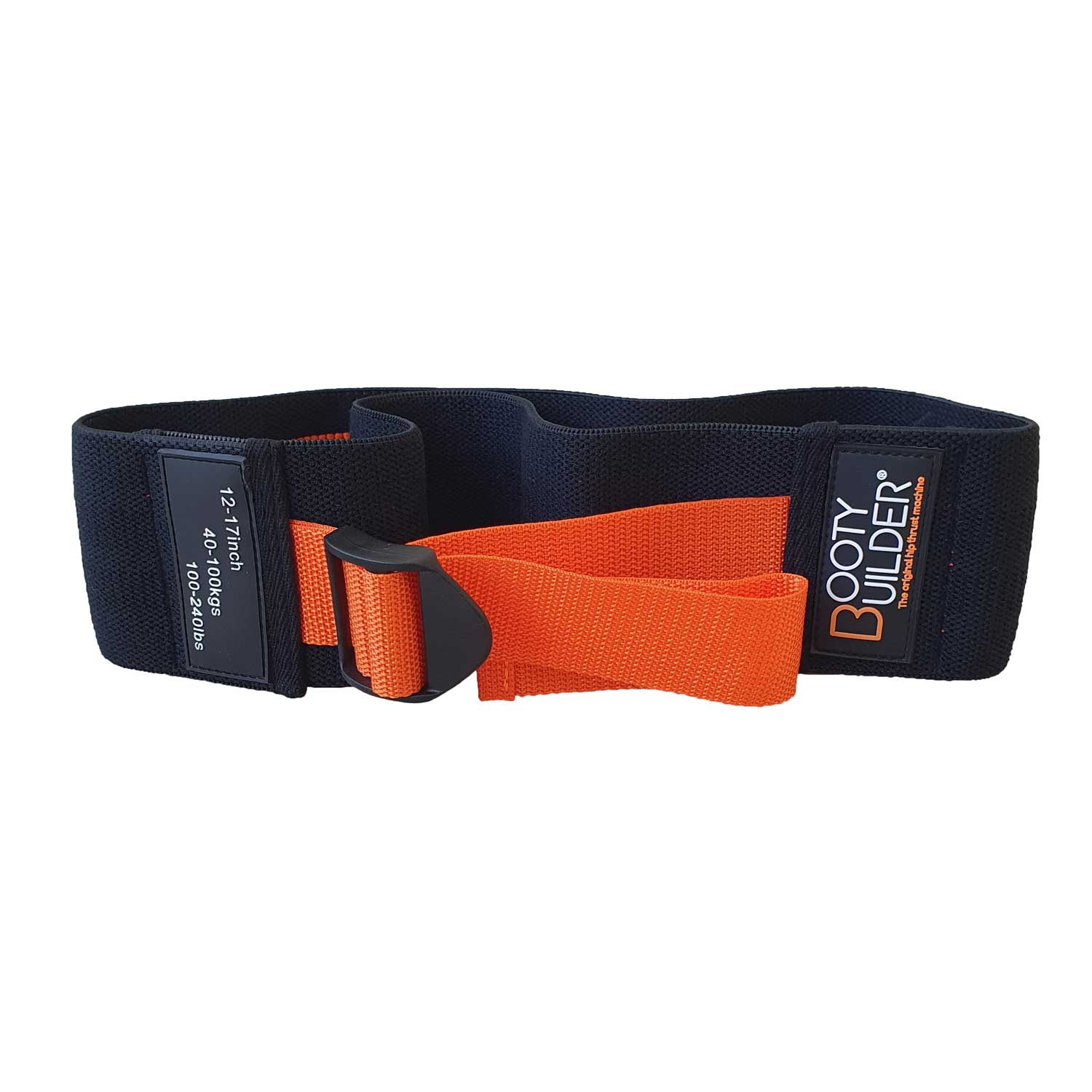 Banda Circular Ajustable Booty Builder Negra y Naranja — Edición Limitada — Booty Builder